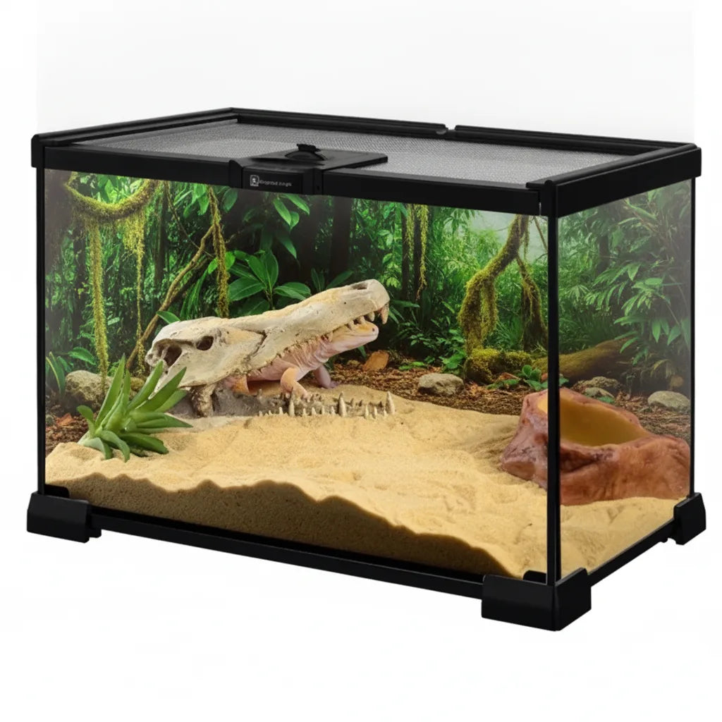 Terrarium Verre Magnétique Reptiles
