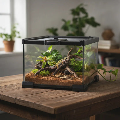 Terrarium Verre Magnétique Reptiles