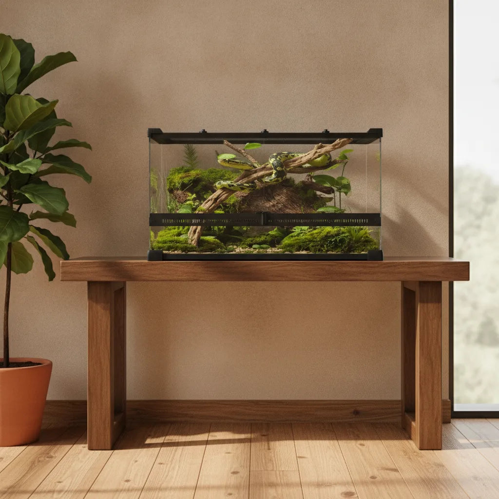 Terrarium Verre Reptile Ventilation Sécurisée