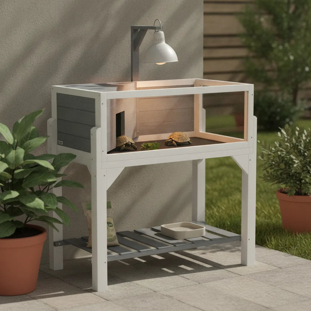 Maison Tortue Terrestre PawHut 90cm