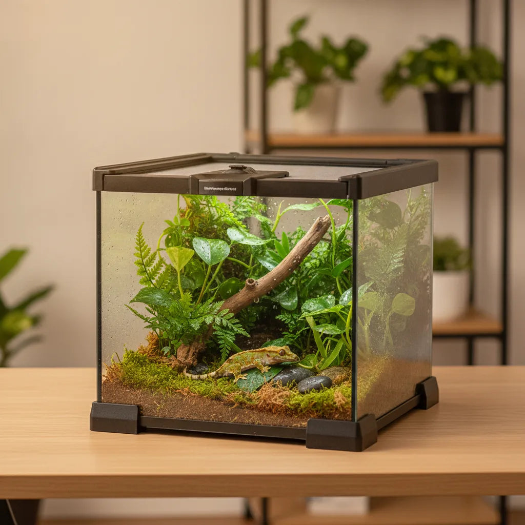 Terrarium Verre Magnétique Reptiles