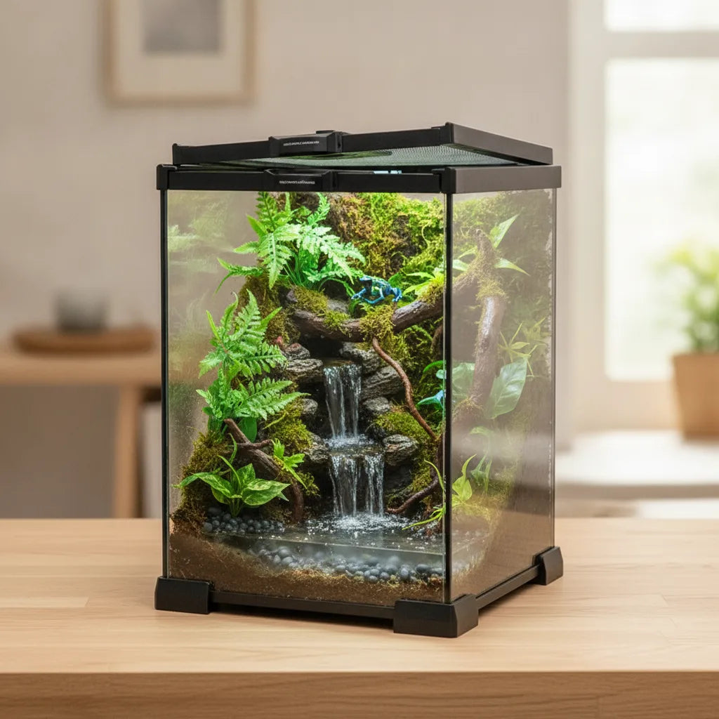 Terrarium Verre Magnétique Reptiles