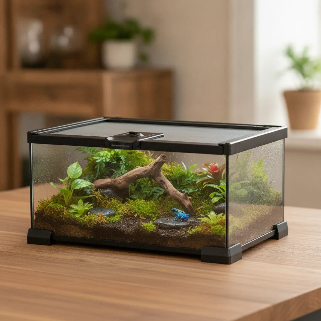 Terrarium Verre Magnétique Reptiles