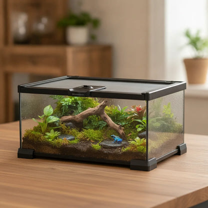 Terrarium Verre Magnétique Reptiles