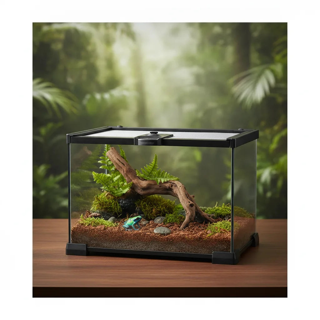 Terrarium Verre Magnétique Reptiles